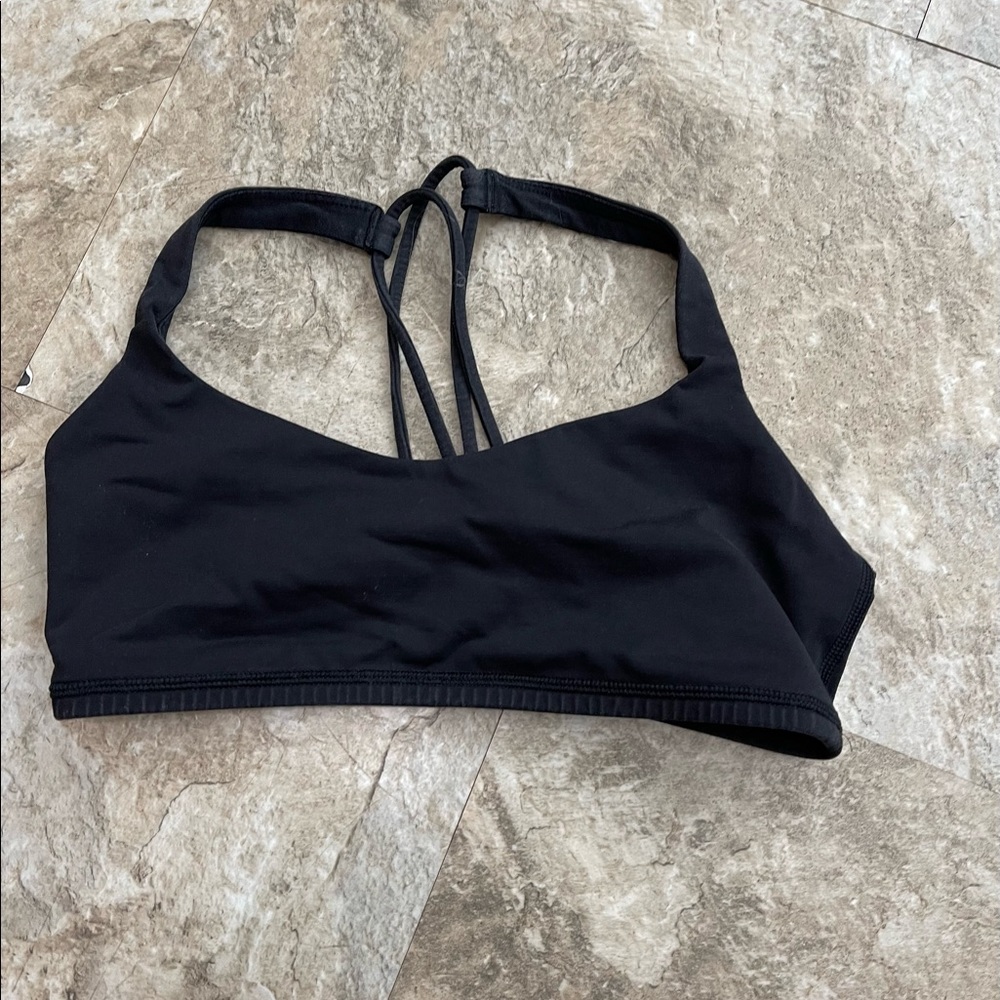 Black Lululemon sports bra 6